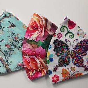 Set of 3 Cotton Face Mask